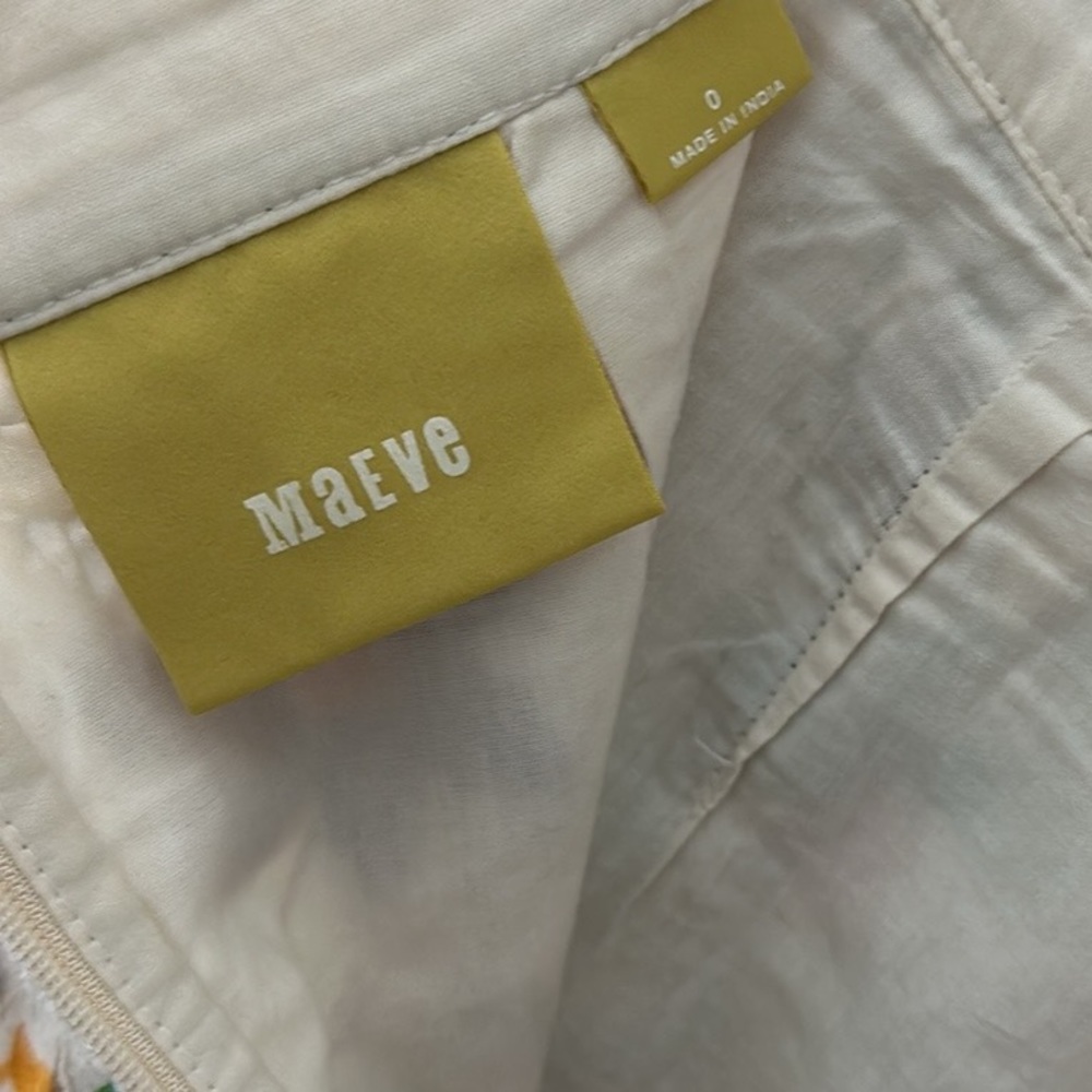 Anthropologie Maeve Embroidered Lace Skirt - Picture 3 of 8